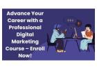 Advance Your Career with a Professional Digital Marketing Course – Enroll Now!