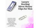 Luxury Sterling Silver Money Clips for Men | Krysaliis Fine Silver Gifts