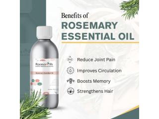 Rosemary Essential Oil – Boost Focus, Hair Growth & Natural Wellness | Raasa Oils