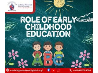 Role of Early Childhood Education