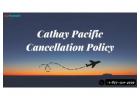 Cathay Pacific Cancellation Policy