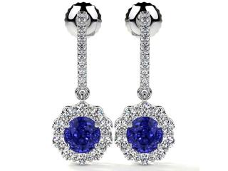 Luxury Natural Tanzanite Earrings Online Collection