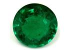 Round Shape 0.60 cts GIA Certified Natural Emerald Stone 