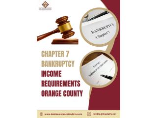 Exclusive Chapter 7 Bankruptcy Income Requirements Orange County