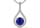 Luxury Natural Tanzanite Necklace Online for Special Occasions
