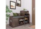 Buy Stylish Wooden Shoe Rack with Doors | Studio Kook