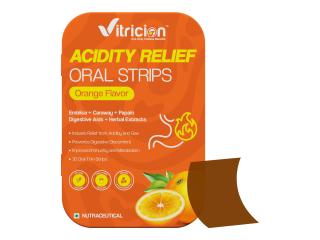 Vitricion Acidity Relief Oral Strips – Fast Natural Relief
