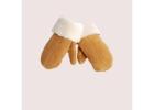 Fashionable and Cozy Sheepskin Gloves for Women
