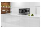 Frameless kitchen cabinets