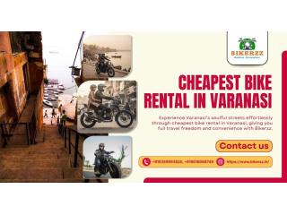 Let the city guide through cheapest bike rental in Varanasi