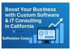 Boost Your Business with Custom Software & IT Consulting in California