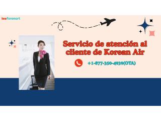 Servicio de atención al cliente de Korean Air