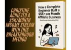 How Christine Turned a Site to 5K/Month (No Ads, No Followers)