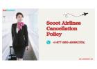 Scoot Airlines Cancellation Policy