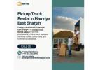 Pickup Truck Rental in Hamriya East, Sharjah! Call Us at +971 527 821 900