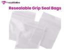 7.5″ Resealable Grip Seal Bags – Strong, Clear Seal Bags for Everyday Use