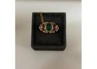 Emerald, Ruby, and Diamond Ring Colour Meets Luxury