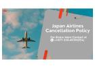 Japan Airlines Cancellation Policy