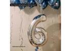 Blue Theme Ceiling Balloon with Number 6 in Dubai! 