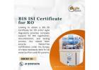 BIS Certification for RO Systems