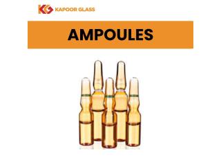 Reliable ******ceutical Glass Ampoules by Kapoor Glass