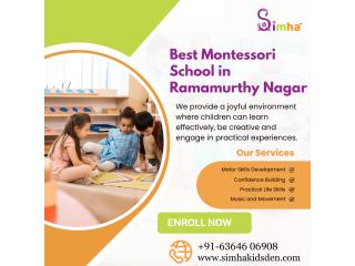 Best Montessori School in Ramamurthy Nagar