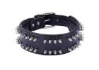 Leather Spiked Dog Collar – Tough & Stylish