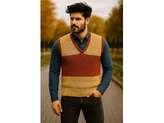Half sweater for men