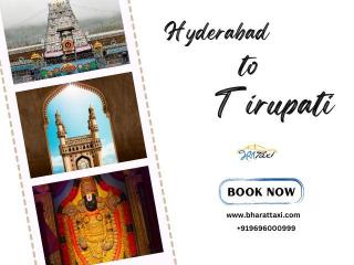 Hyderabad to Tirupati Cab