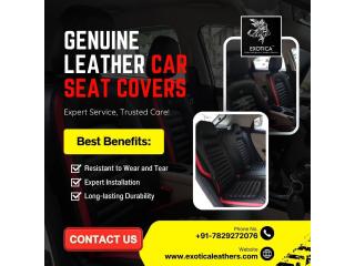 Genuine Leather Car Seat Covers | Nappa Leather Car Seat Covers In Bangalore