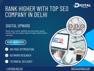 Rank Higher with Top Seo Company in Delhi | Digital Upward