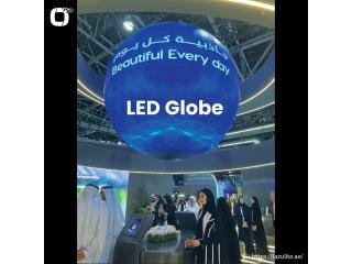 Dubai Events Elevated with Immersive 360° LED Globe Displays