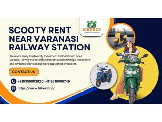 Enjoy uninterrupted spiritual tours with Scooty rent near Varanasi railway station