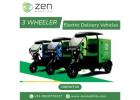 Smarter 3 Wheeler Electric Delivery Vehicles - Zen Mobility