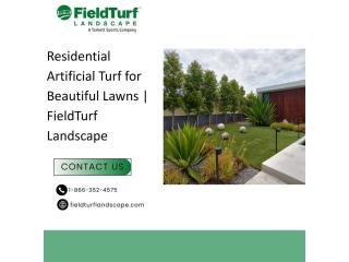 Residential Artificial Turf for Beautiful Lawns | FieldTurf Landscape