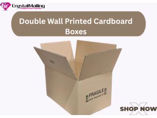 Double-Wall Printed Cardboard Packaging Box 18.9x12.8x10