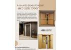Wooden Soundproof Doors | Acoustic Doors Near Me