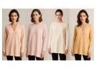 Soft Pure Cashmere V-Neck Jumper | TCG London 