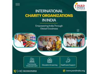 Best International Charity Organizations in India