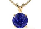 Buy Solitaire Tanzanite Pendant Online Collection