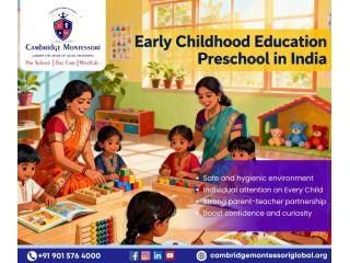Early Childhood Education Preschool in India