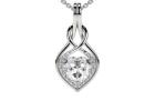 IGI Certified Heart Shape Lab Diamond Necklace