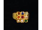 Elegant Navratna Ring for Men Symbol of Cosmic Harmony