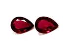 Natural Ruby Gemstone Pear Matched Pair Online for Luxury Look