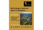 BDA change of land use agents in Bangalore