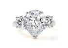 Pear Shape Lab Grown Diamond Engagement Rings – IGI Certified