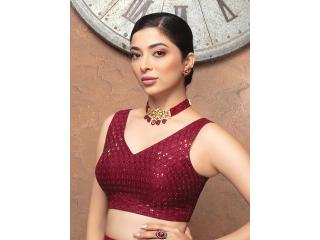 Stylish Sleeveless Blouse Designs for a Modern Ethnic Look