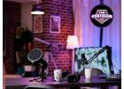 Live podcast studio rental service | Pentagon Studio Atl