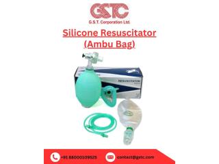 Silicone Ambu-Bag | Safe, Durable, Pressure-Limiting & Oxygen Connectivity