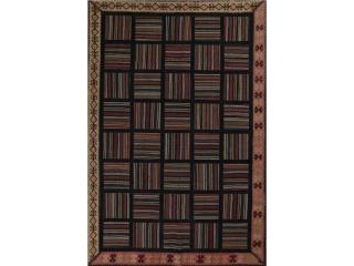 5x7 Patchwork Persian Area Rug - 110239